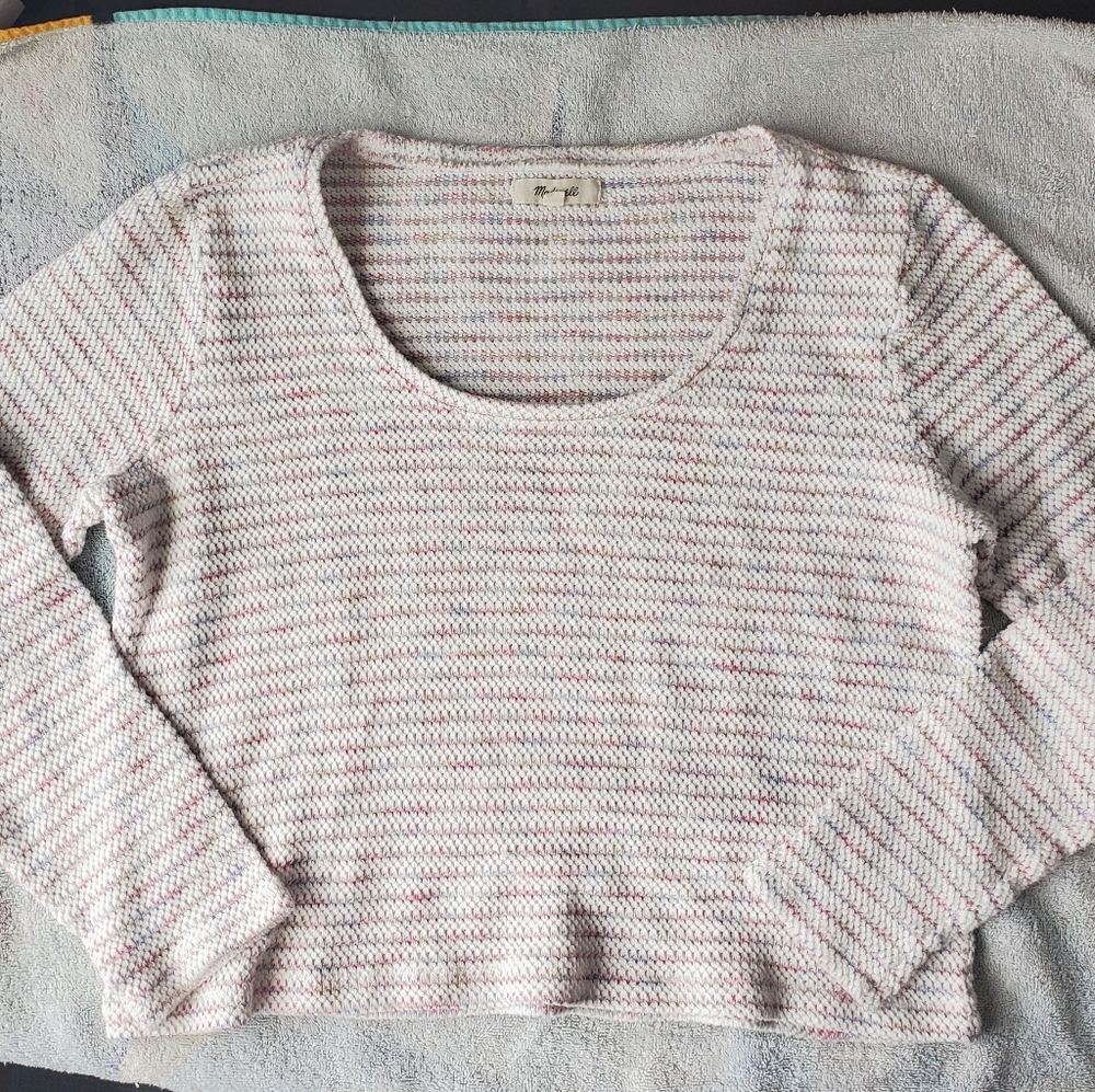Madewell Cropped Sweater Size Large